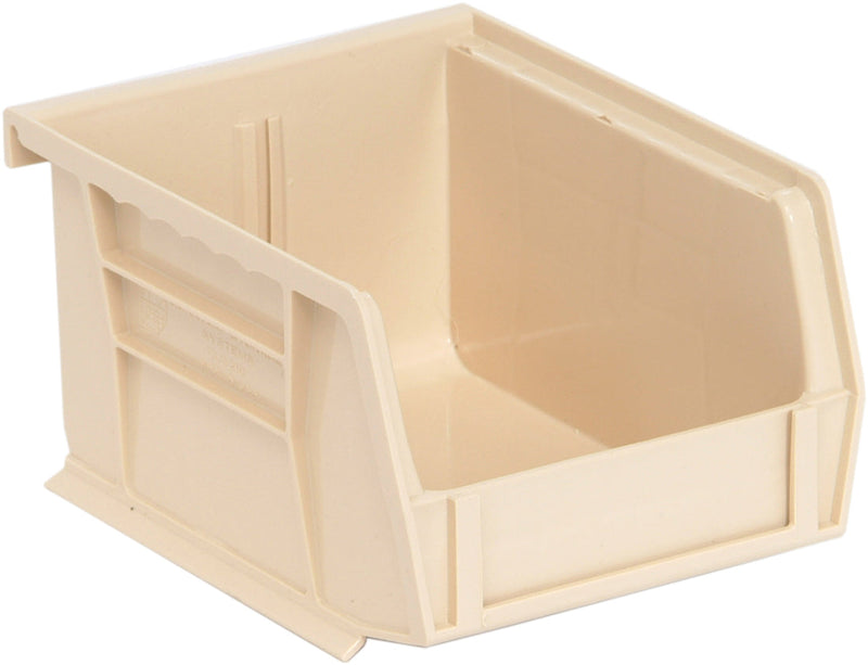 Quantum QUS210IVCS, QUS Quantum Ultra Stacking & Hanging Polypropylene Ivory Bins, By Case