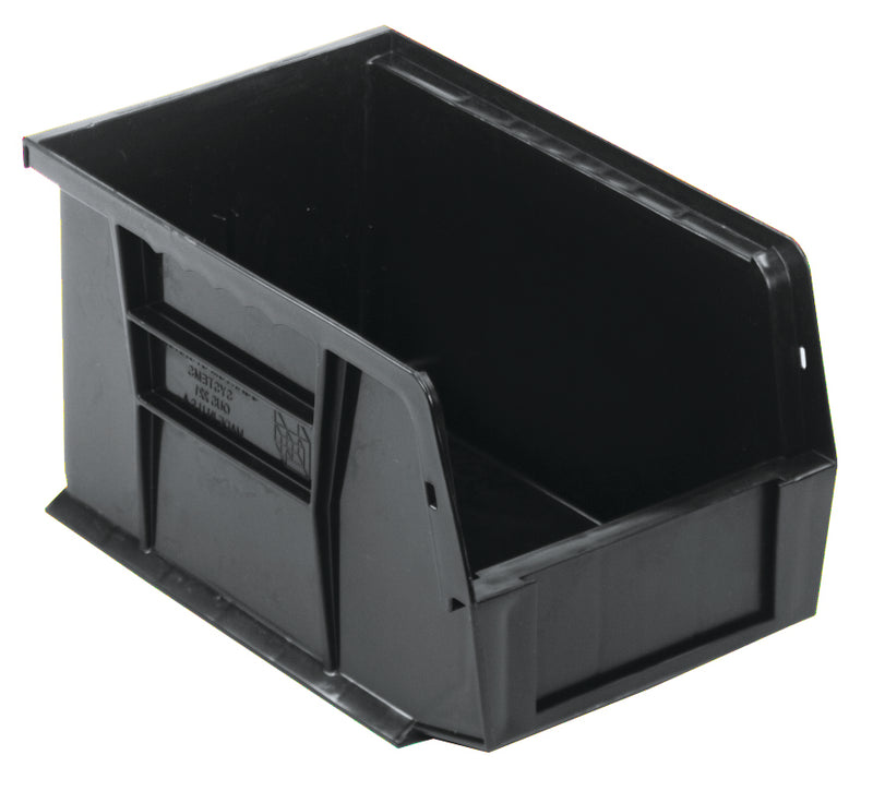 Quantum QUS221BK, QUS Quantum Ultra Stacking & Hanging Polypropylene Black Bins, By Multiples