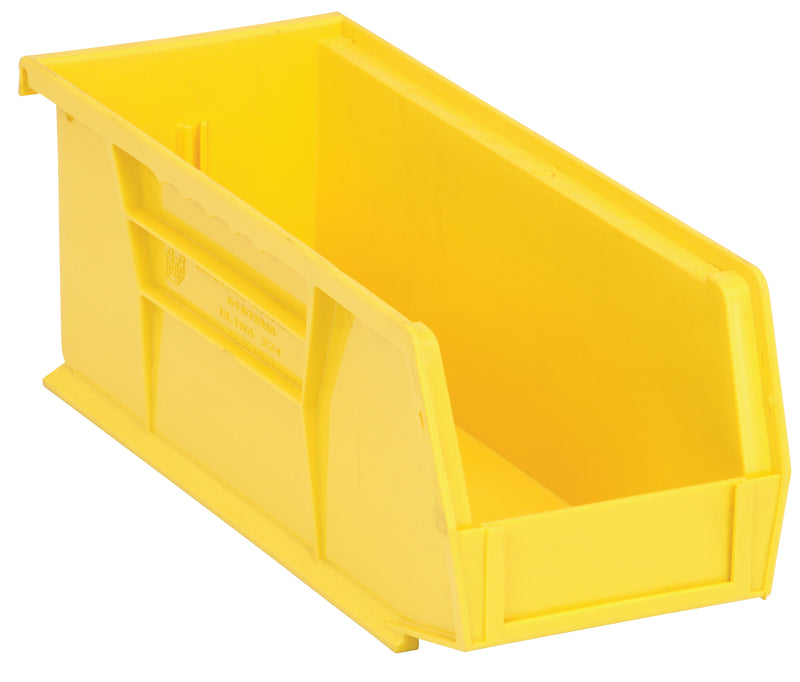 Quantum QUS224YL, QUS Quantum Ultra Stacking & Hanging Polypropylene Yellow Bins, By Multiples