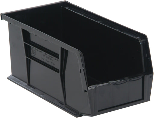 Quantum QUS230BR, QUS Quantum Ultra Stacking & Hanging Recycled Polypropylene Black Bins, By Multiples