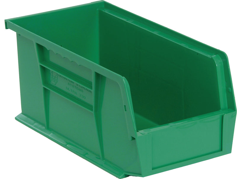 Quantum QUS230GNCS, QUS Quantum Ultra Stacking & Hanging Polypropylene Green Bins, By Case