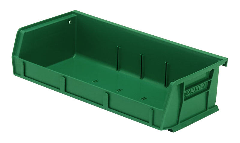 Quantum QUS232GN, QUS Quantum Ultra Stacking & Hanging Polypropylene Green Bins, By Multiples