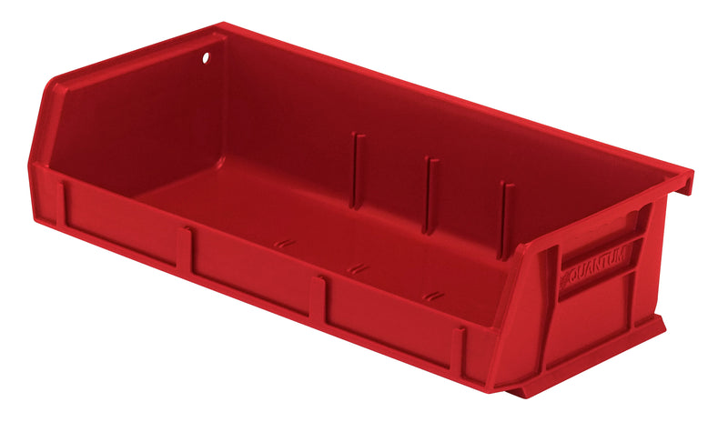 Quantum QUS232RDCS, QUS Quantum Ultra Stacking & Hanging Polypropylene Red Bins, By Case
