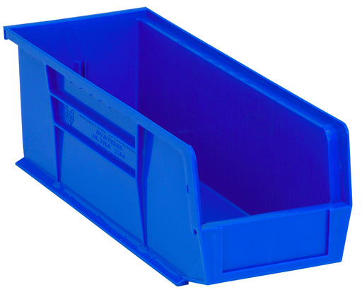 Quantum QUS234BLCS, QUS Quantum Ultra Stacking & Hanging Polypropylene Blue Bins, By Case