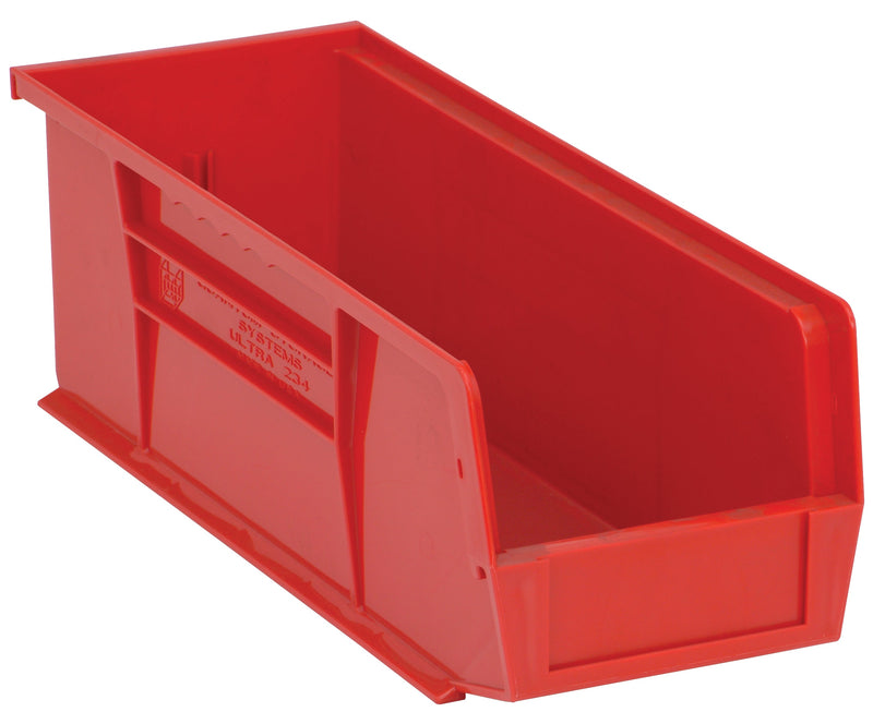 Quantum QUS234RDCS, QUS Quantum Ultra Stacking & Hanging Polypropylene Red Bins, By Case