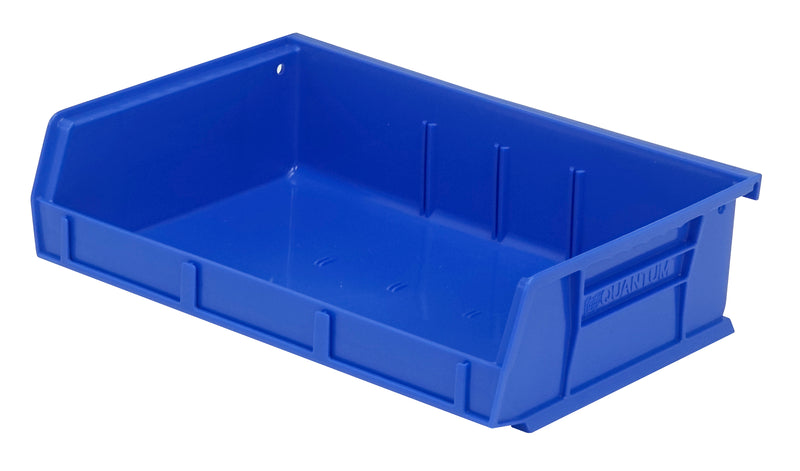 Quantum QUS236BL, QUS Quantum Ultra Stacking & Hanging Polypropylene Blue Bins, By Multiples