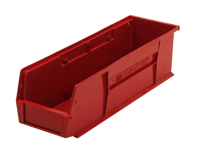 Quantum QUS238RD, QUS Quantum Ultra Stacking & Hanging Polypropylene Red Bins, By Multiples