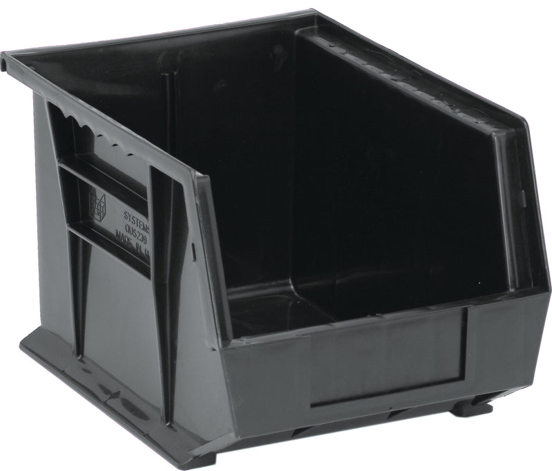 Quantum QUS239BK, QUS Quantum Ultra Stacking & Hanging Polypropylene Black Bins, By Multiples