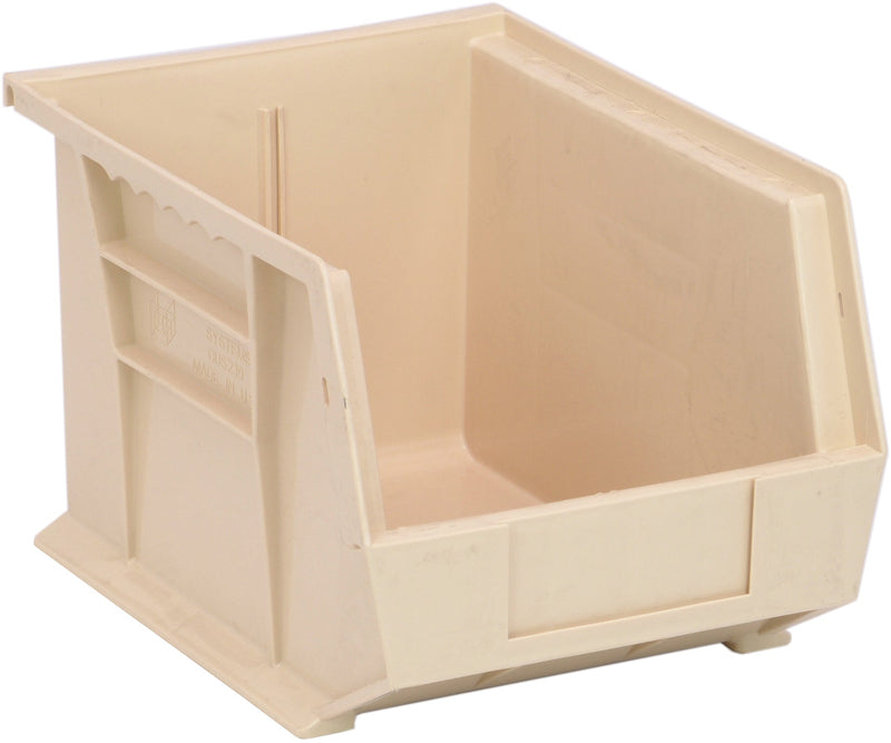 Quantum QUS239IVCS, QUS Quantum Ultra Stacking & Hanging Polypropylene Ivory Bins, By Case