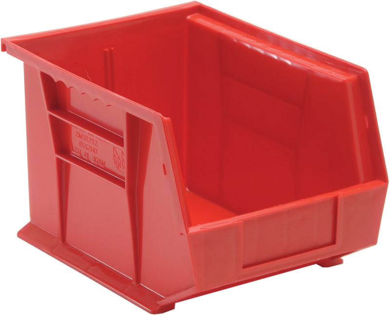 Quantum QUS239RD, QUS Quantum Ultra Stacking & Hanging Polypropylene Red Bins, By Multiples