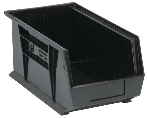 Quantum QUS240BK, QUS Quantum Ultra Stacking & Hanging Polypropylene Black Bins, By Multiples