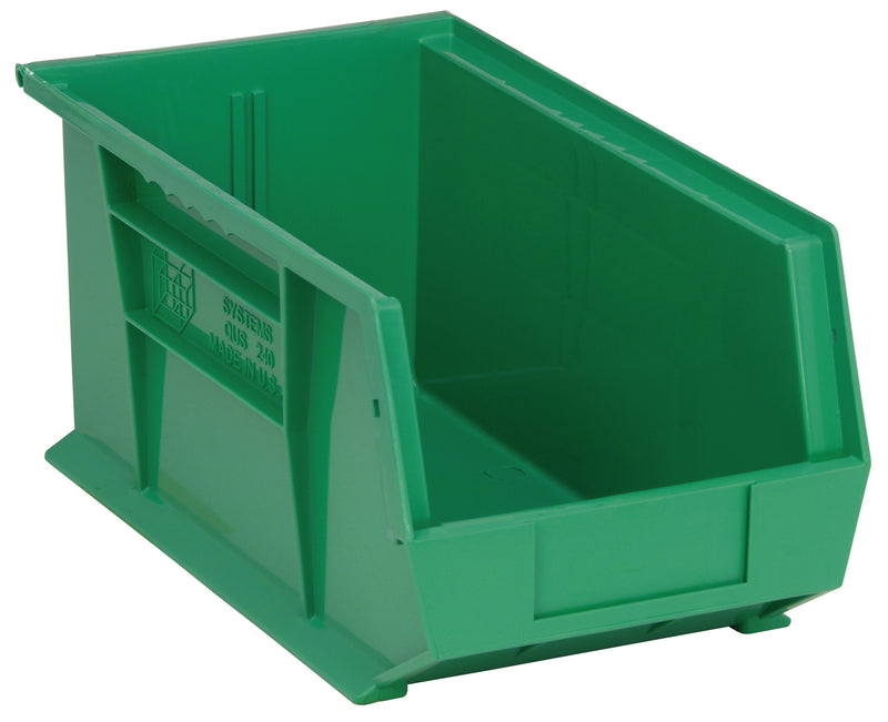 Quantum QUS240GN, QUS Quantum Ultra Stacking & Hanging Polypropylene Green Bins, By Multiples
