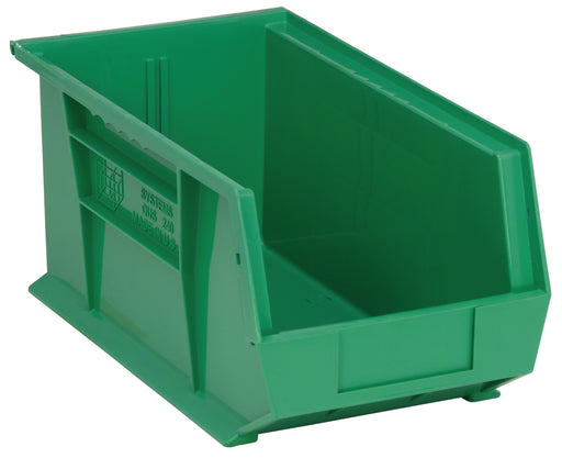 Quantum QUS240GN, QUS Quantum Ultra Stacking & Hanging Polypropylene Green Bins, By Multiples