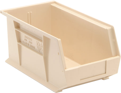 Quantum QUS240IV, QUS Quantum Ultra Stacking & Hanging Polypropylene Ivory Bins, By Multiples