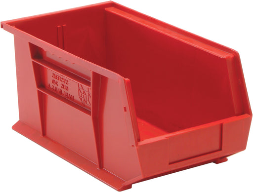 Quantum QUS240RD, QUS Quantum Ultra Stacking & Hanging Polypropylene Red Bins, By Multiples