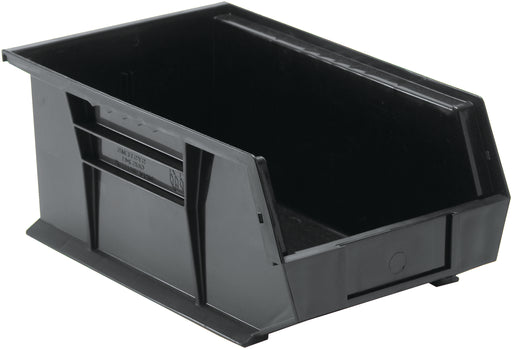 Quantum QUS241BK, QUS Quantum Ultra Stacking & Hanging Polypropylene Black Bins, By Multiples