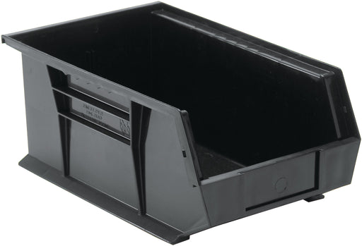Quantum QUS241BKCS, QUS Quantum Ultra Stacking & Hanging Polypropylene Black Bins, By Case