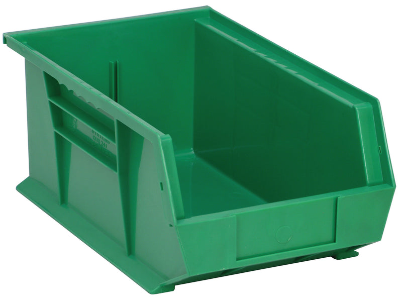 Quantum QUS241GNCS, QUS Quantum Ultra Stacking & Hanging Polypropylene Green Bins, By Case