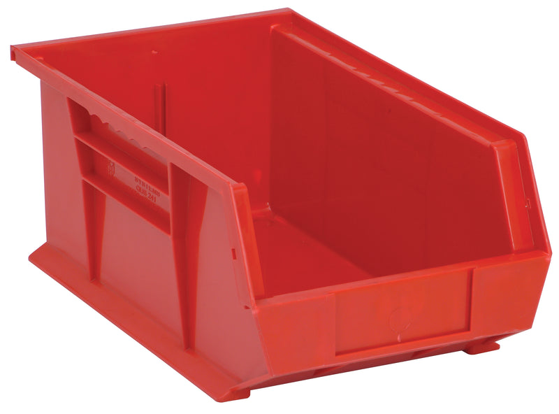 Quantum QUS241RD, QUS Quantum Ultra Stacking & Hanging Polypropylene Red Bins, By Multiples