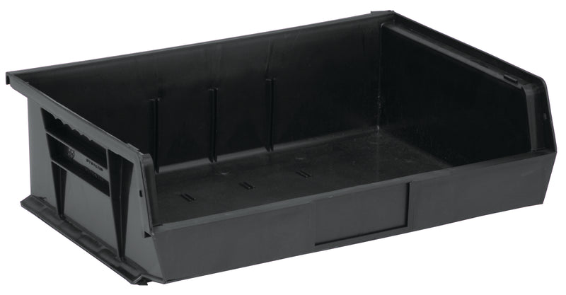 Quantum QUS245BK, QUS Quantum Ultra Stacking & Hanging Polypropylene Black Bins, By Multiples