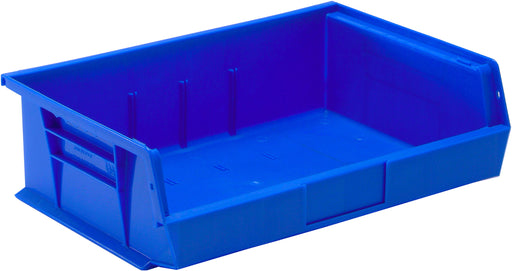 Quantum QUS245BLCS, QUS Quantum Ultra Stacking & Hanging Polypropylene Blue Bins, By Case
