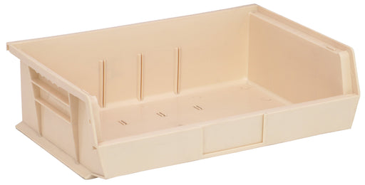 Quantum QUS245IVCS, QUS Quantum Ultra Stacking & Hanging Polypropylene Ivory Bins, By Case