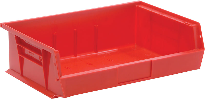 Quantum QUS245RD, QUS Quantum Ultra Stacking & Hanging Polypropylene Red Bins, By Multiples