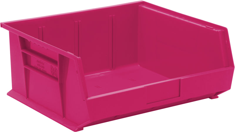 Quantum QUS250PK, QUS Quantum Ultra Stacking & Hanging Polypropylene Pink Bins, By Multiples