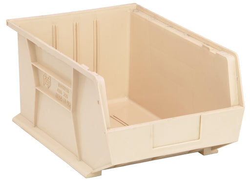 Quantum QUS255IVCS, QUS Quantum Ultra Stacking & Hanging Polypropylene Ivory Bins, By Case
