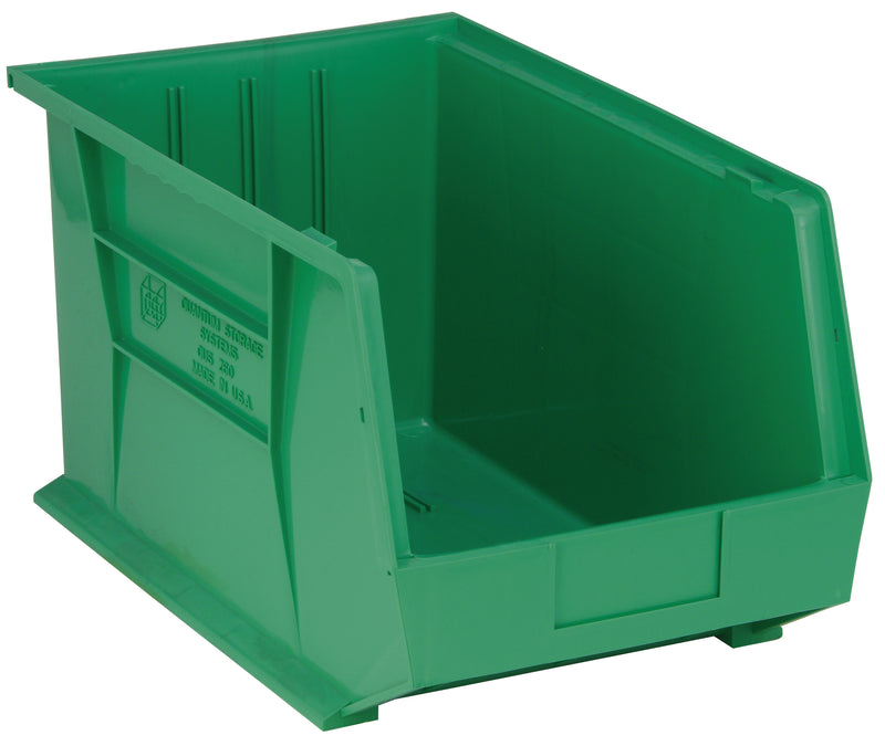 Quantum QUS260GN, QUS Quantum Ultra Stacking & Hanging Polypropylene Green Bins, By Multiples