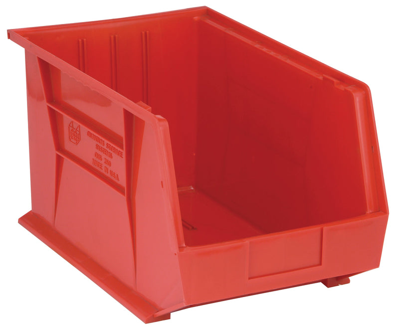 Quantum QUS260RDCS, QUS Quantum Ultra Stacking & Hanging Polypropylene Red Bins, By Case