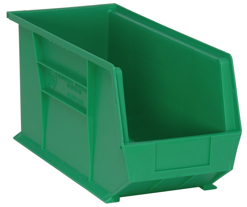 Quantum QUS265GNCS, QUS Quantum Ultra Stacking & Hanging Polypropylene Green Bins, By Case