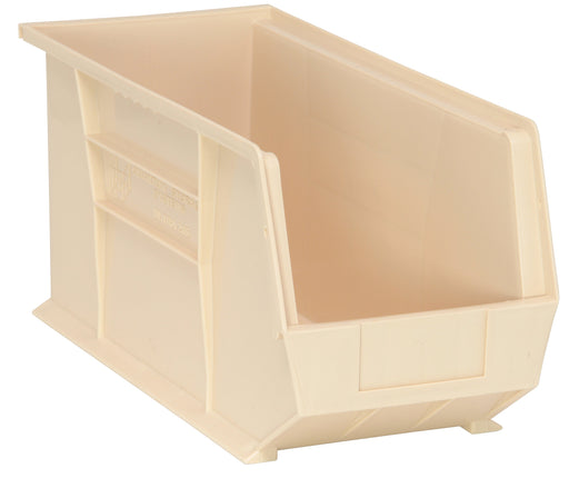 Quantum QUS265IVCS, QUS Quantum Ultra Stacking & Hanging Polypropylene Ivory Bins, By Case