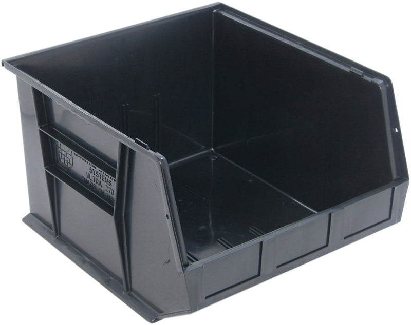 Quantum QUS270BRCS, QUS Quantum Ultra Stacking & Hanging Recycled Polypropylene Black Bins, By Case