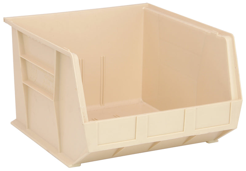Quantum QUS270IVCS, QUS Quantum Ultra Stacking & Hanging Polypropylene Ivory Bins, By Case