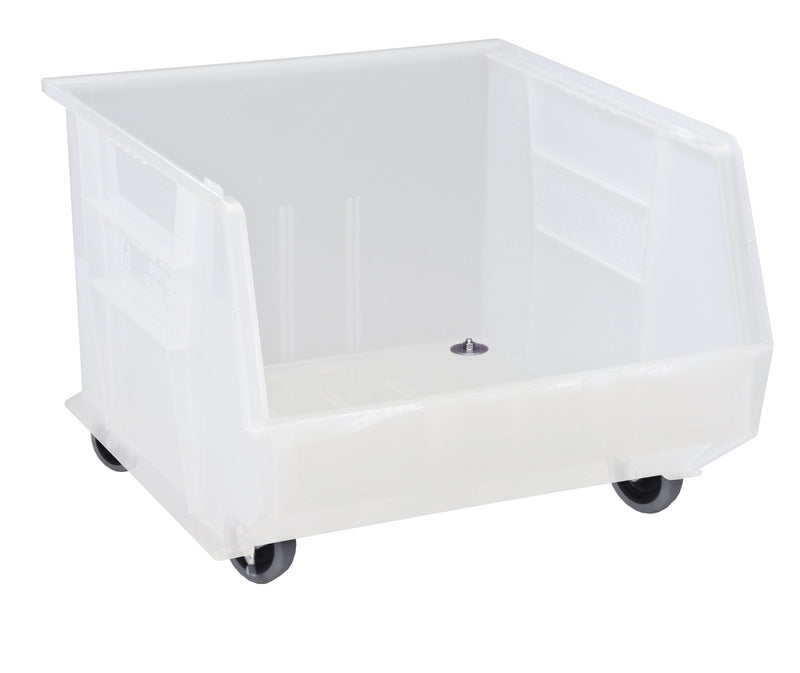 Quantum QUS275MOBCLCS, QUS Quantum Ultra Stacking & Hanging Polypropylene Clear Mobile Bins, By Case