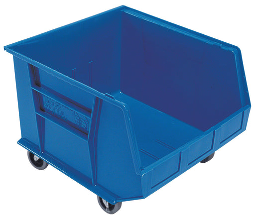 Quantum QUS275MOBBLCS, QUS Quantum Ultra Stacking & Hanging Polypropylene Blue Mobile Bins, By Case