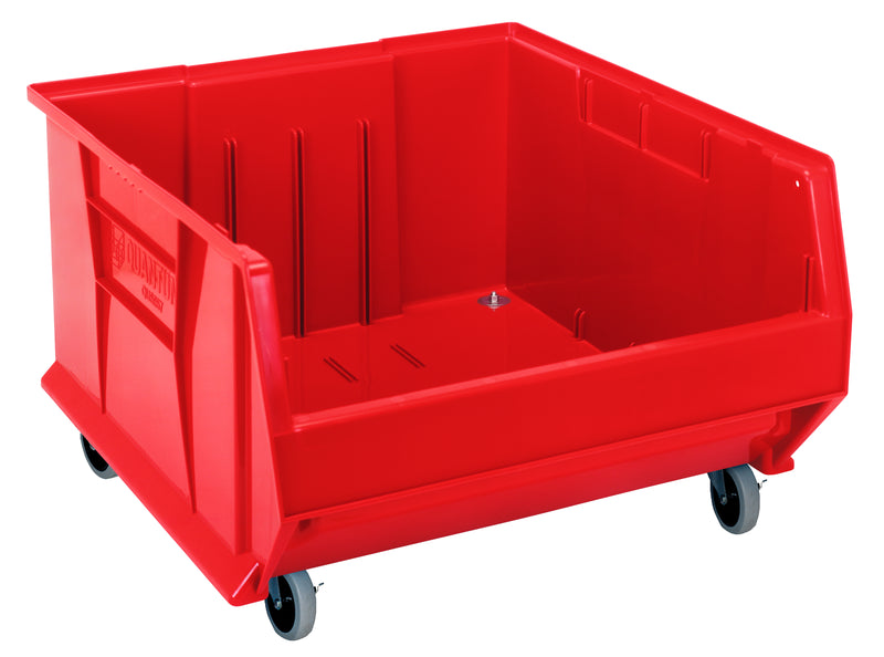 Quantum QUS967MOBRD, QUS Hulk Quantum Ultra Stacking Polypropylene Red Mobile Containers