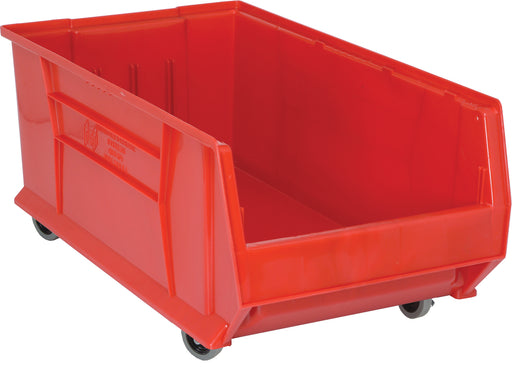Quantum QUS984MOBRD, QUS Hulk Quantum Ultra Stacking Polypropylene Red Mobile Containers