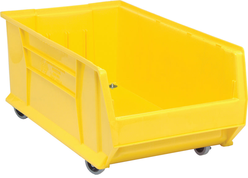 Quantum QUS984MOBYL, QUS Hulk Quantum Ultra Stacking Polypropylene Yellow Mobile Containers