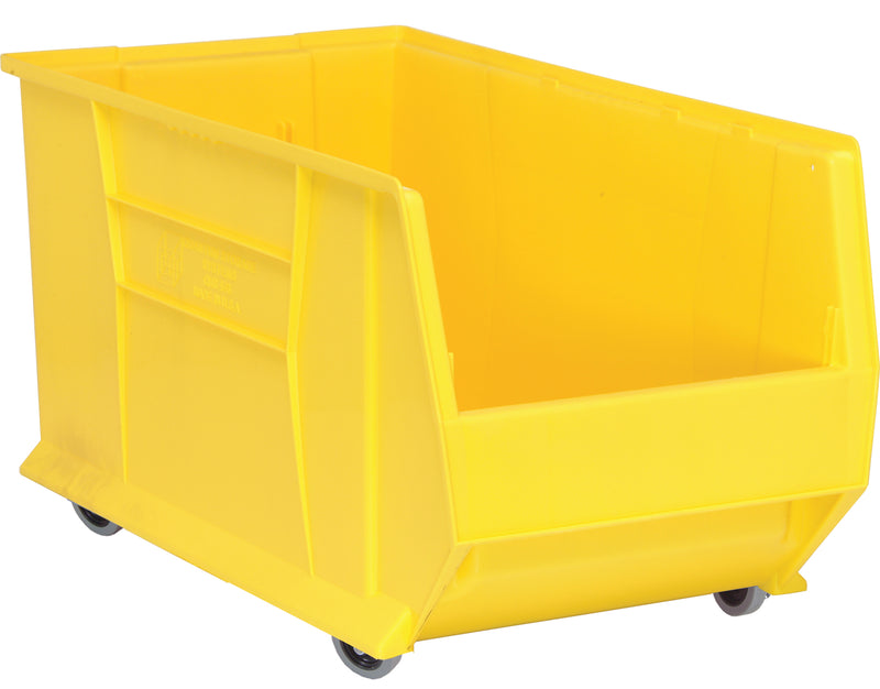 Quantum QUS986MOBYL, QUS Hulk Quantum Ultra Stacking Polypropylene Yellow Mobile Containers