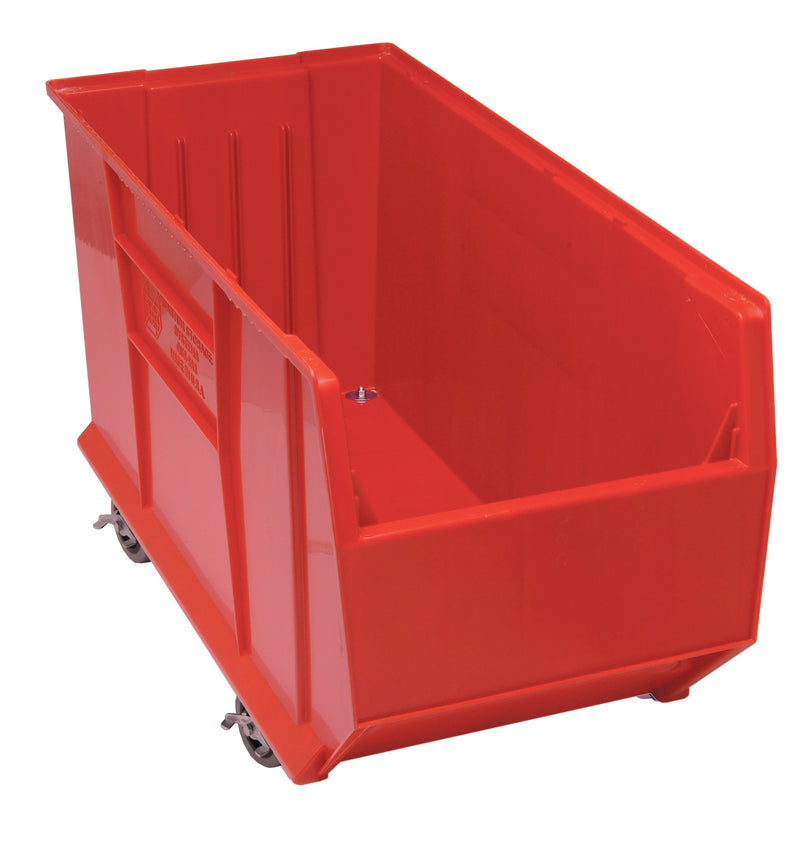 Quantum QUS994MOBRD, QUS Hulk Quantum Ultra Stacking Polypropylene Red Mobile Containers