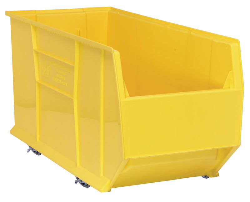 Quantum QUS994MOBYL, QUS Hulk Quantum Ultra Stacking Polypropylene Yellow Mobile Containers