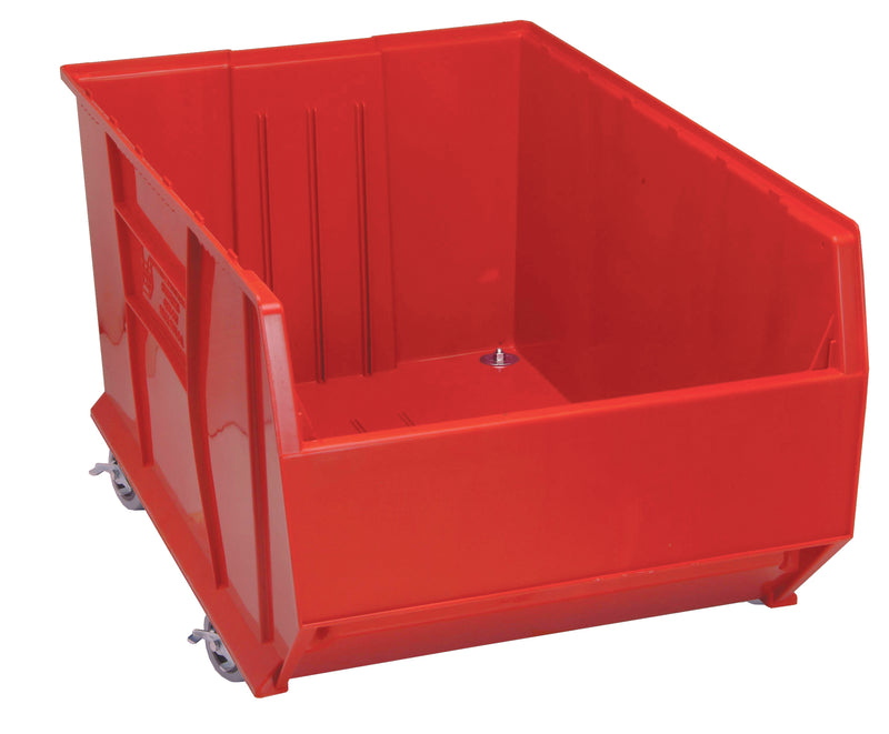 Quantum QUS998MOBRD, QUS Hulk Quantum Ultra Stacking Polypropylene Red Mobile Containers