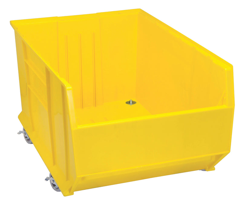 Quantum QUS998MOBYL, QUS Hulk Quantum Ultra Stacking Polypropylene Yellow Mobile Containers