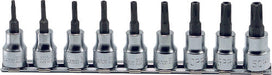 Ko-Ken RS3025/9-IPR, 3/8 Sq. Dr. 9 Piece Tamper-Resistant TORXplusÂ® Bit Socket set  10IPR-50IPR