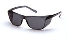 Pyramex S10920STM, Legacy Frameless Eyewear, Gray Frame Color, Gray with H2MAX Anti-Fog Lens Color