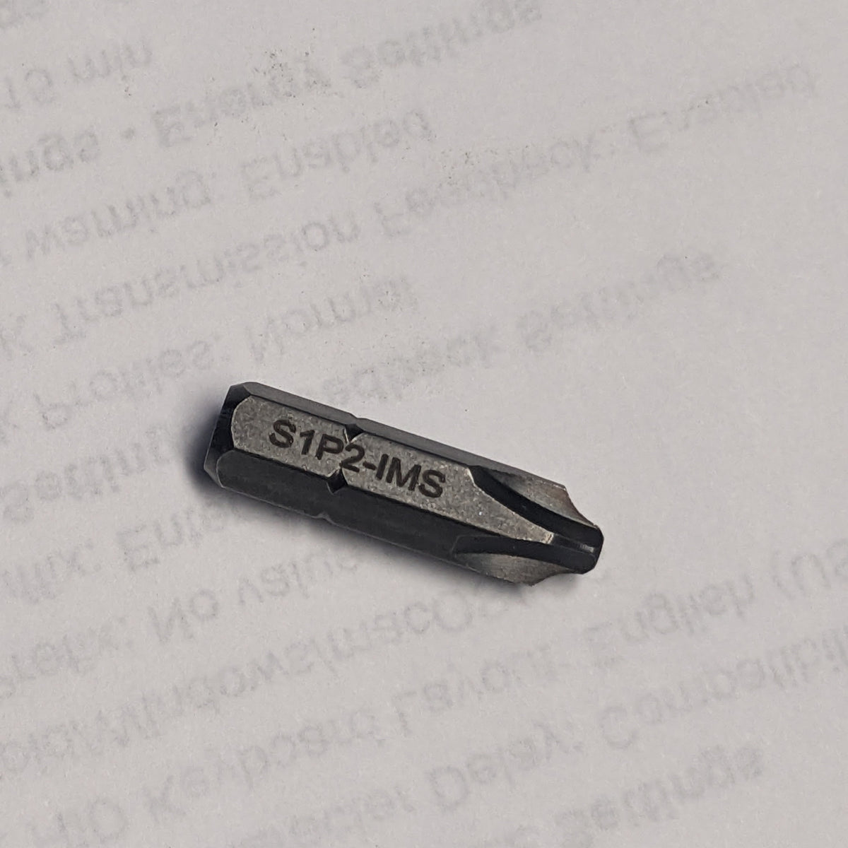 Integrated Square S1 and Philips P2 Combination Insert bit, S1P2-IMS 1 ...