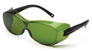 Pyramex S3560SFJ, OTS Over the Spectacle Eyewear, Black Frame Color, 3.0 IR Filter Lens Color