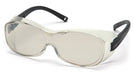 Pyramex S3580SJ, OTS Over the Spectacle Eyewear, Black Frame Color, I/O Lens Color